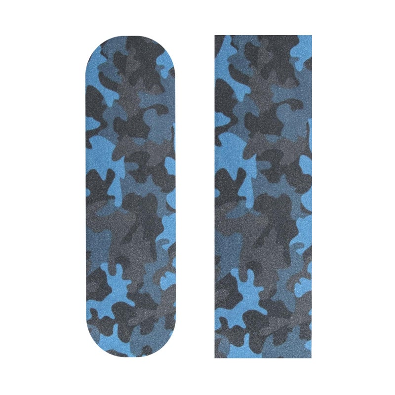 ZUEXT 9" x 33" Camo Skateboard Grip Tape Sheets 2 Pack, Bubble Free Waterproof Green Camouflage Scooter Grip Tape, Longboard Griptape, Sandpaper for Rollerboard Stairs Pedal Wheelchair Steps(84x23cm) - Image 1